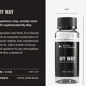 Oil MyWay Hotel Essential Collection Scent Diffuser 120ml Luxury Inspired 120mL